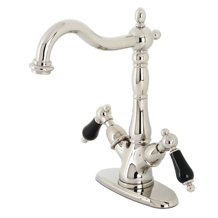 Kingston Brass KS1496PKL Duchess Vessel Sink Faucet, Polished Nickel KS1496PKL